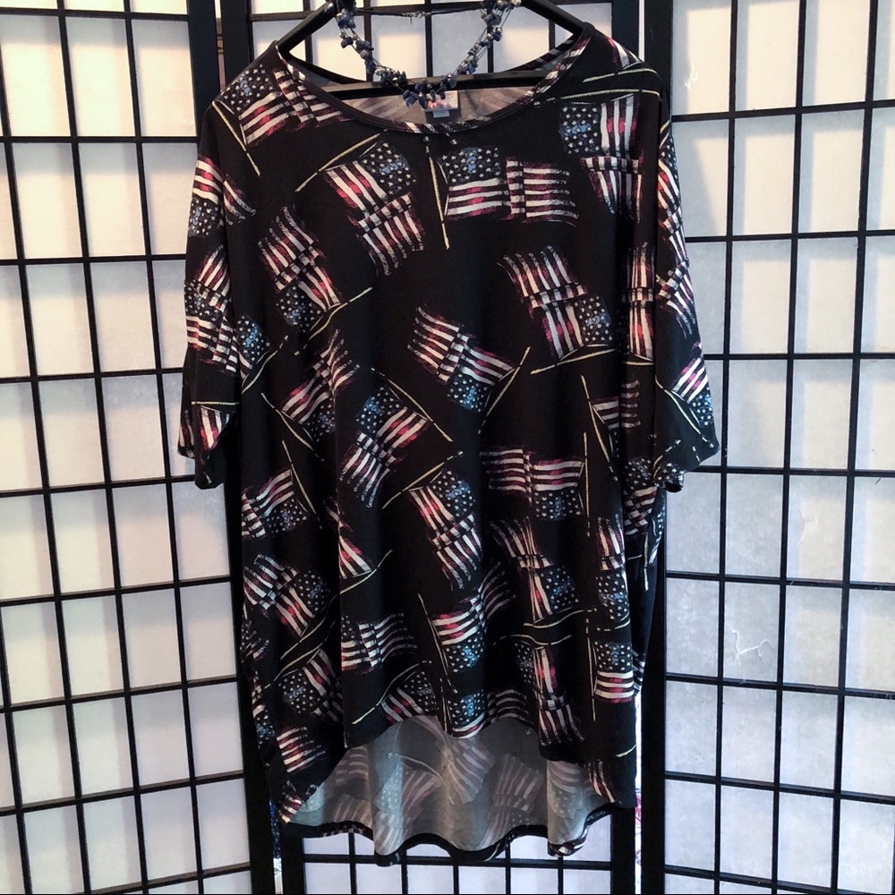 Leggings Material American Flag Lularoe Irma